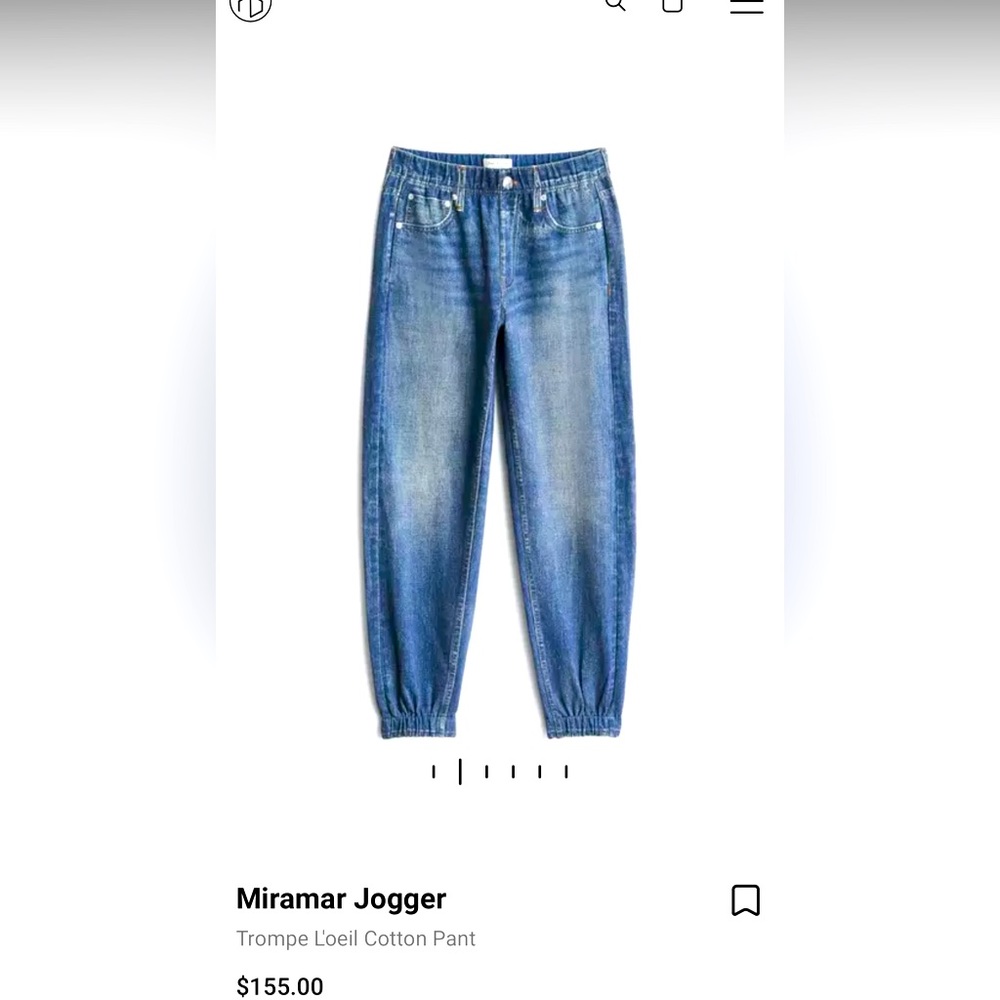 Rag&Bone Miramar Jean - size XS (oversized and fits like a small or 4-6)